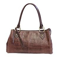 本革×軽量ナイロン l1465-チョコ