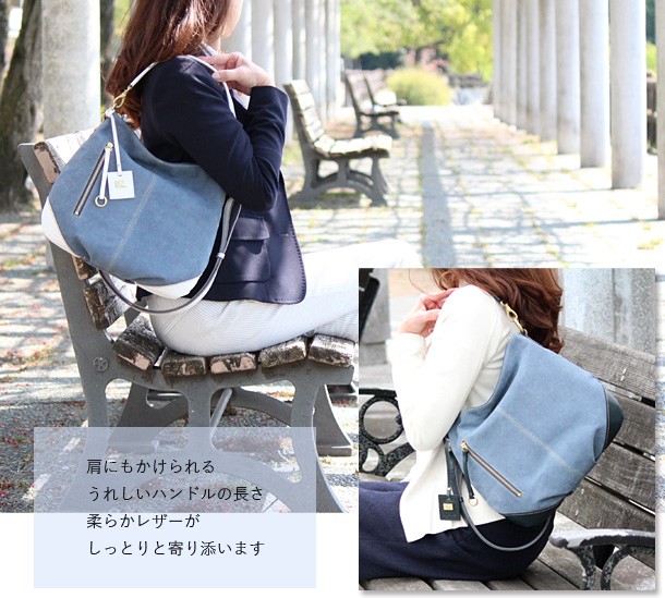 【美品】デニム調レザーショルダーバック　レッド　本革　牛革　大人　カジュアル ショルダーバッグ 箱型 レッド 赤 本革 ミニショルダー レザー 牛革