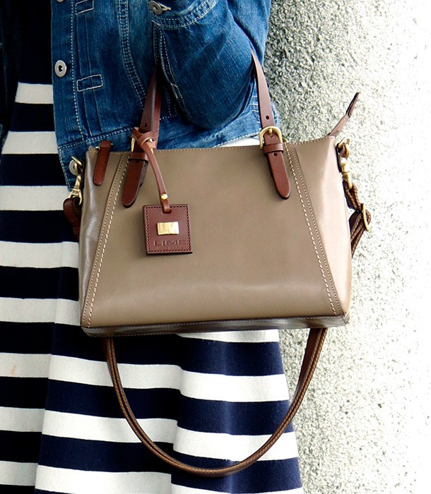 本革 A4/2way ビジネストートバッグ ライム（LIME）イズムヌメL2003