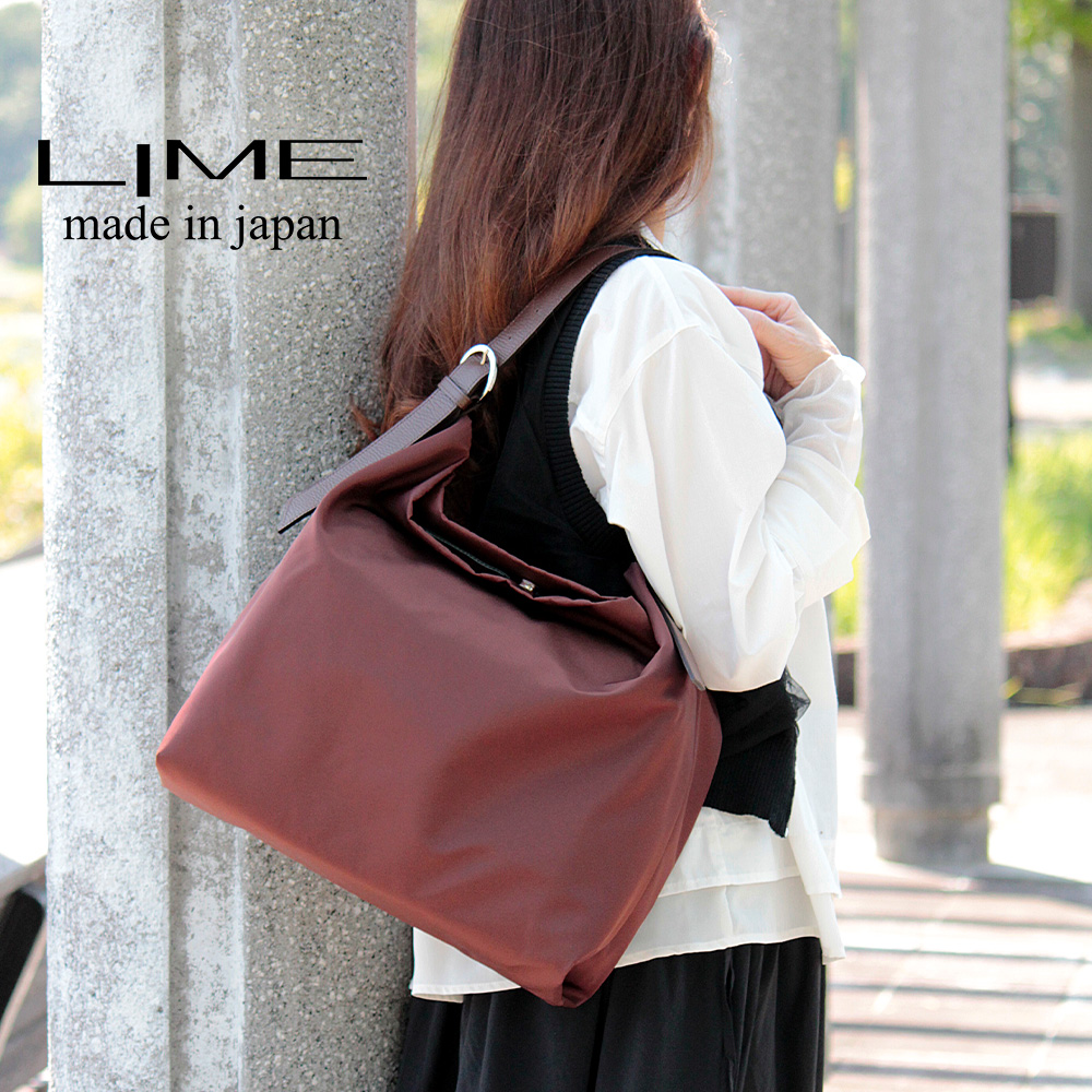 LIME made in japan ショルダーバッグ レディース ワンショルダー A4