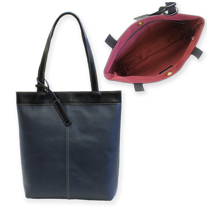 LIME made in japan トートバッグ レディース 本革 B5 縦型 薄型