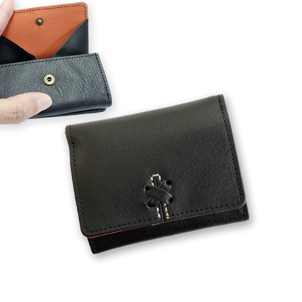 LIME made in japan 三つ折り財布 本革 日本製 レザー カード かわいい