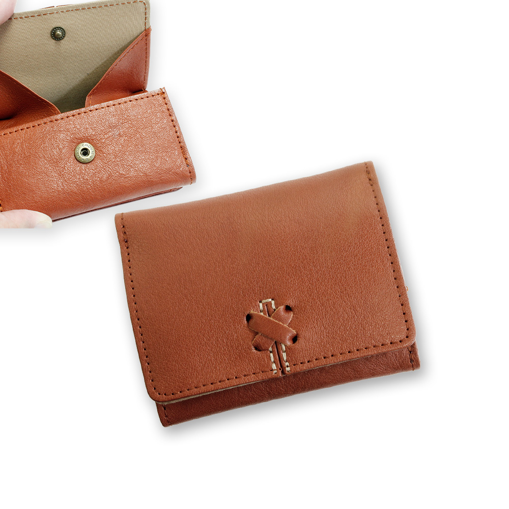 LIME made in japan 三つ折り財布 本革 日本製 レザー カード かわいい