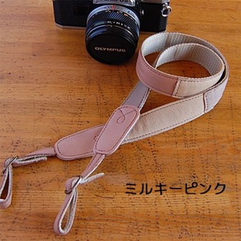 ふんわりPATCHレザーのカメラストラップ 日本製 一眼レフ ミラーレス