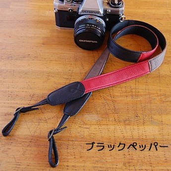 ふんわりPATCHレザーのカメラストラップ 日本製 一眼レフ ミラーレス