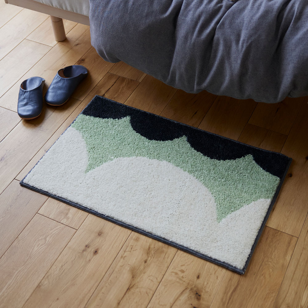 玄関マット 屋内 マット 室内 おしゃれ 洗える TOPIARY MAT トピアリーマット 約45×70cm デザインライフ 日本製｜limelime-store｜02