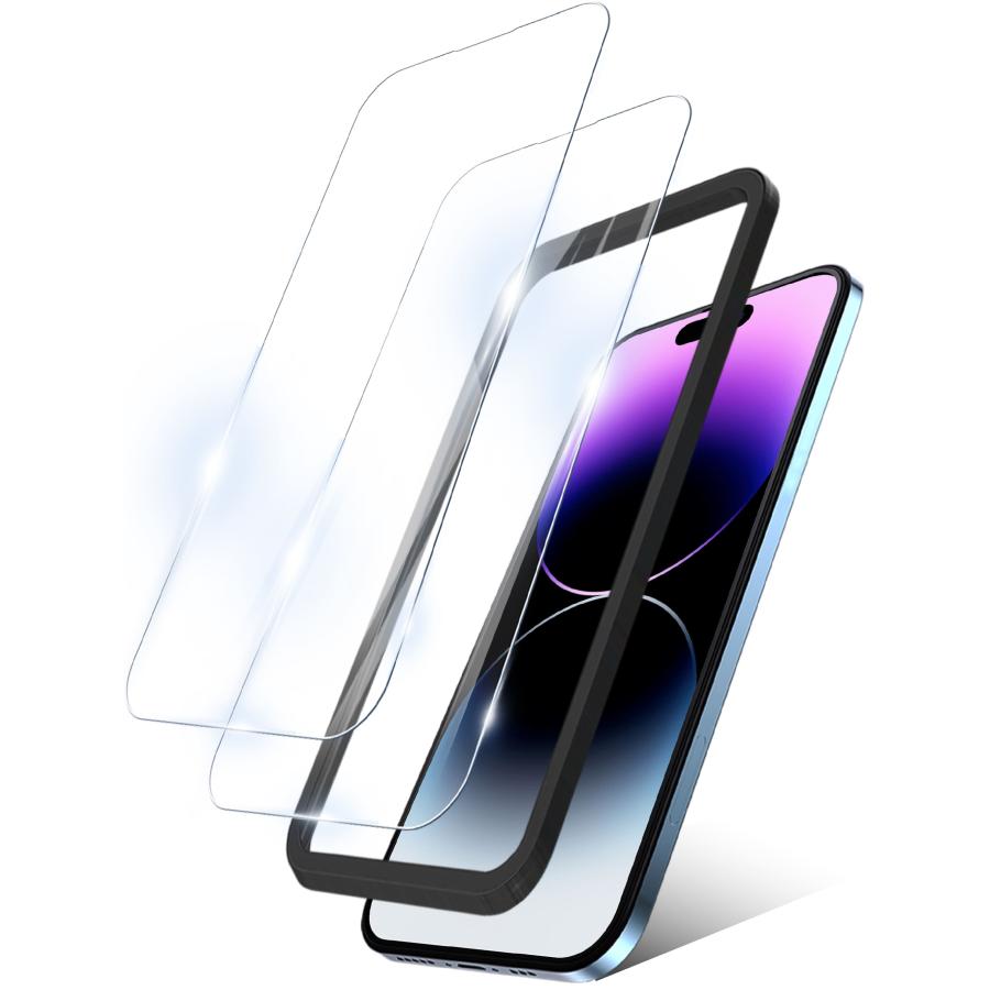 iPhone15 ガラスフィルム 全面 保護フィルム iPhone14 iPhone13 iPhone12 Pro Max Plus mini iPhone SE3 SE2 11 XR XS 8 7 二重強化 10H ガラス フィルム 2枚｜limep｜08