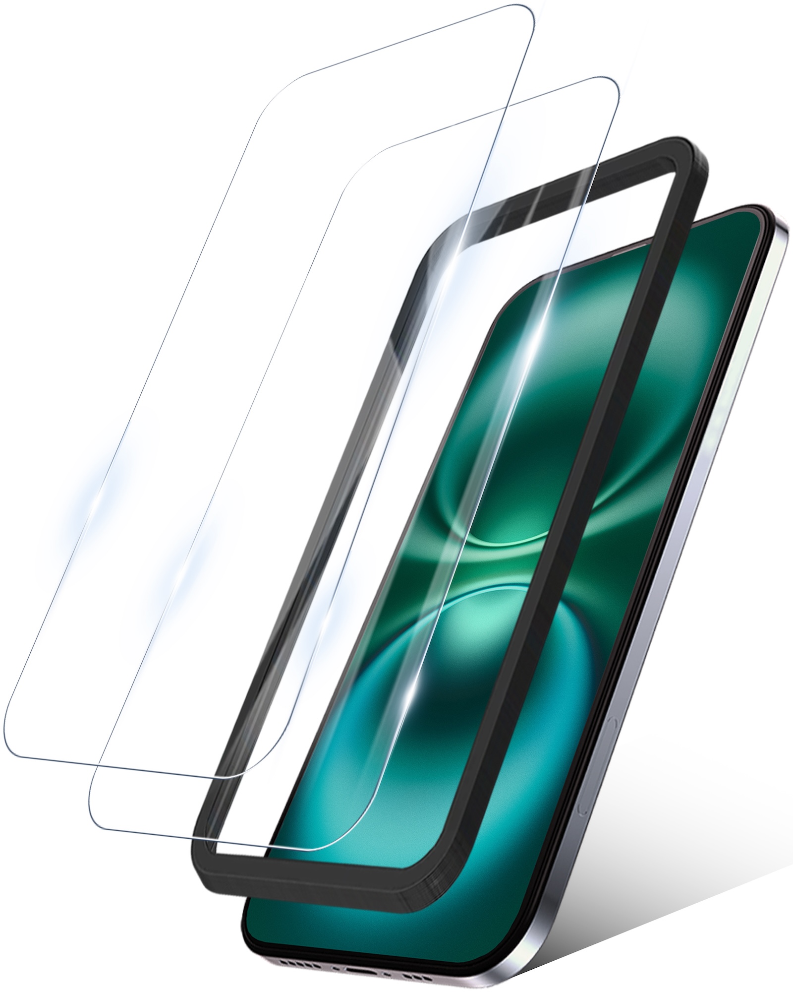 iPhone16 ガラスフィルム 全面 保護フィルム iPhone15 iPhone14 iPhone13 Pro Max Plus mini アイフォン SE3 SE2 12 11 XR 8 二重強化 10H ガラス フィルム 2枚 | TEIQ | 03
