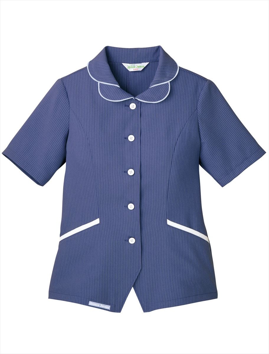 ジャケット 半袖 レディース UNIWEAR ユニウェア JS-182 日本製生地使用 ジャケット 半袖 レディース UNIWEAR ユニウェア JS-182 日本製