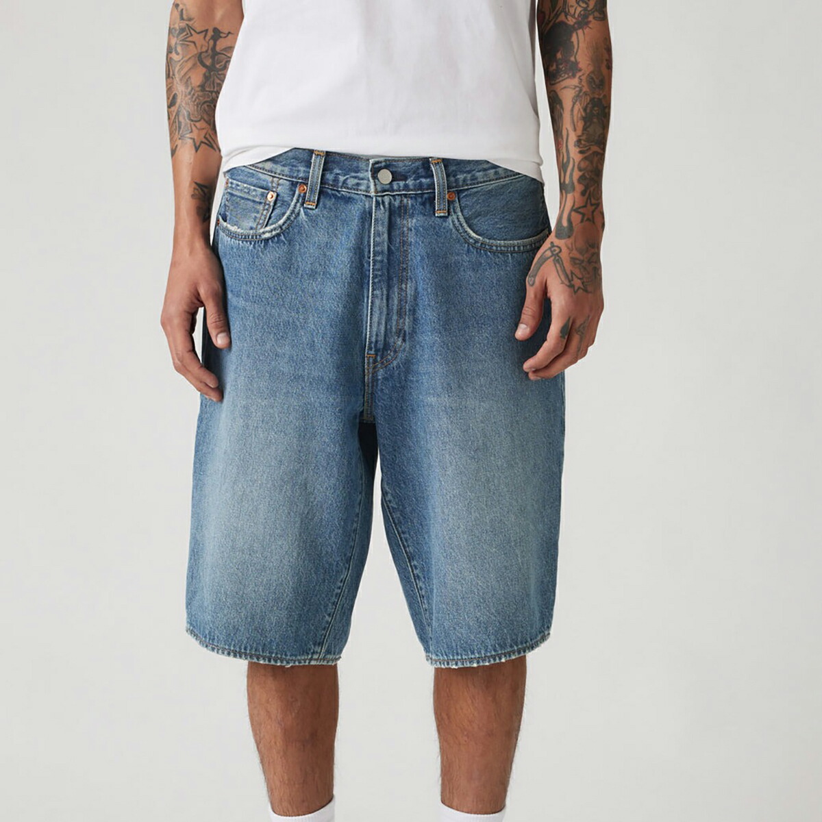 Levi's LEVIS 478 BAGGY SHORTS MEDIUM INDIGO 001jm0005