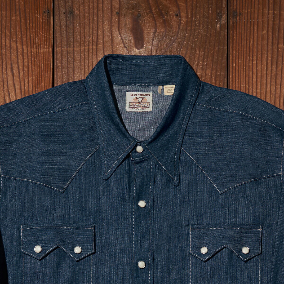 Levi's（リーバイス） LEVIS VINTAGE SHORT HORN WESTERN SHIRTS RIGID