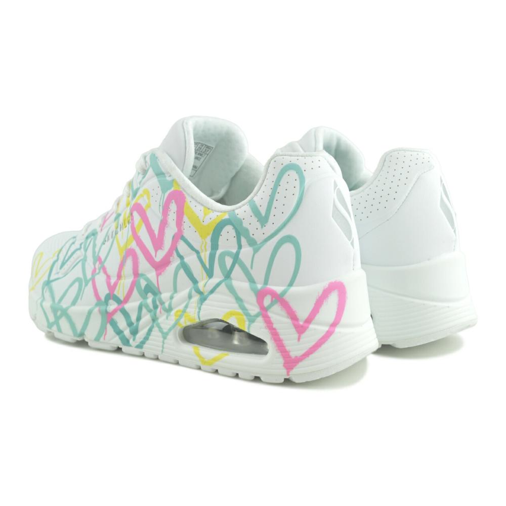 SKECHERS James・Goldcrown UNO-CHANGED LOVE WHITE/MULTI
