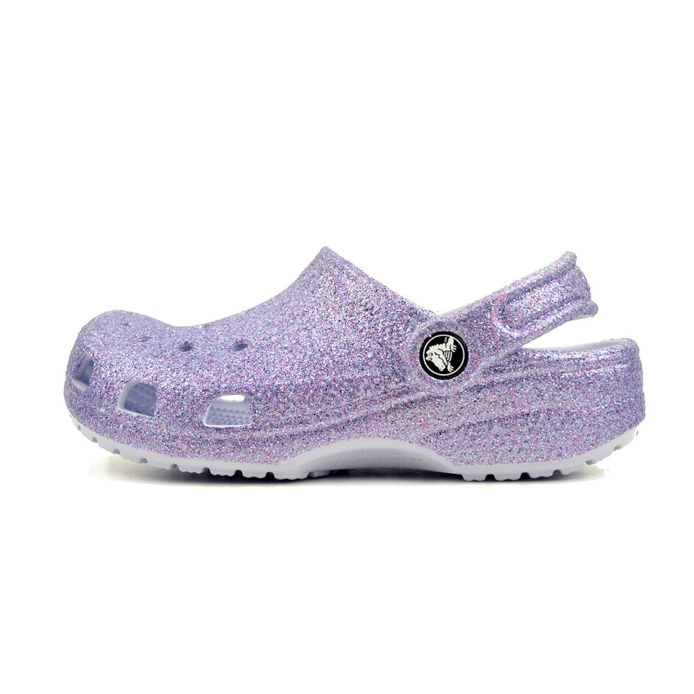 singlecusk様⁎⁺˳ crocs クロックス クラシック クロッグ グリッター キッズ