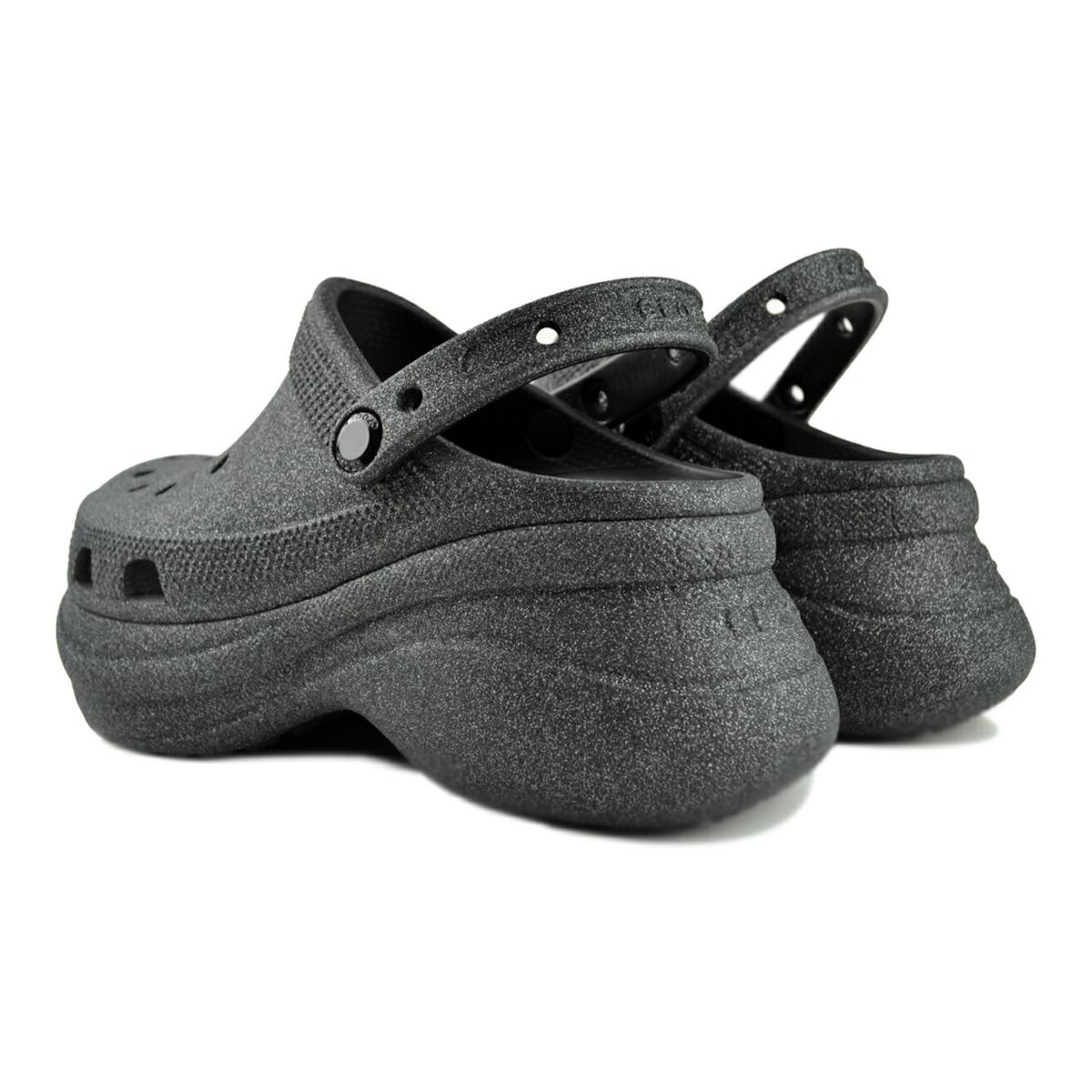 crocs（クロックス） crocs CLASSIC BAE GLITTER CLOG W BLACK