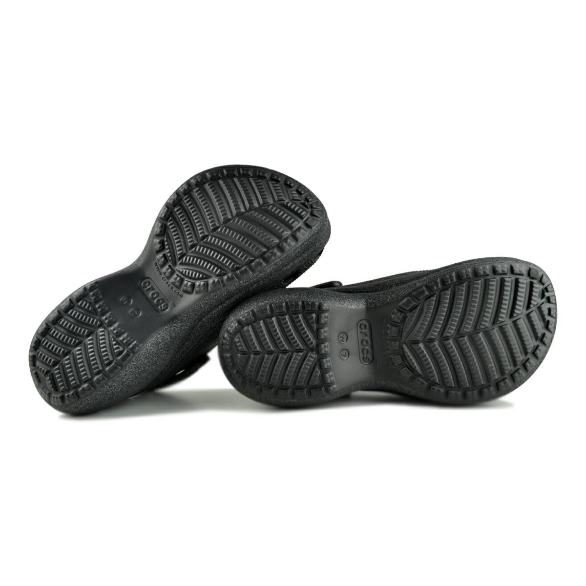 crocs（クロックス） crocs CLASSIC BAE GLITTER CLOG W BLACK