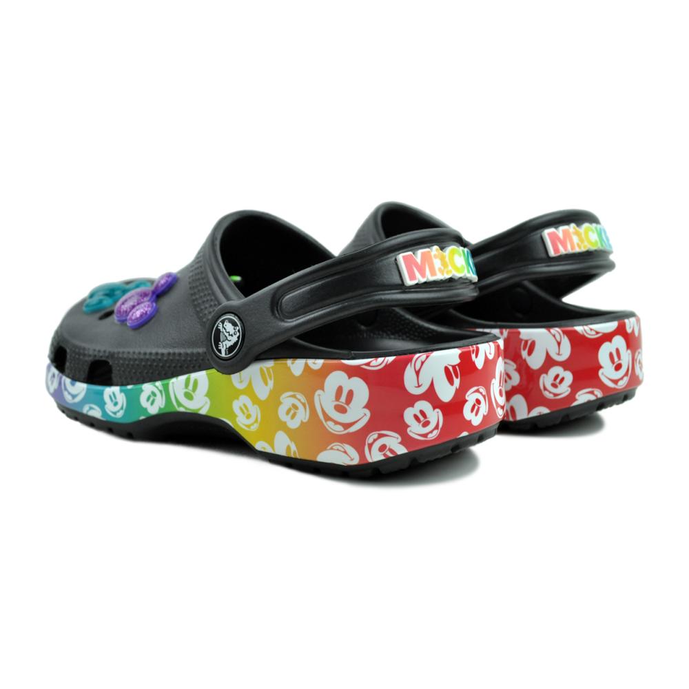crocs（クロックス） crocs CLASSIC DISNEY RAINBOW CLOG KIDS BLACK
