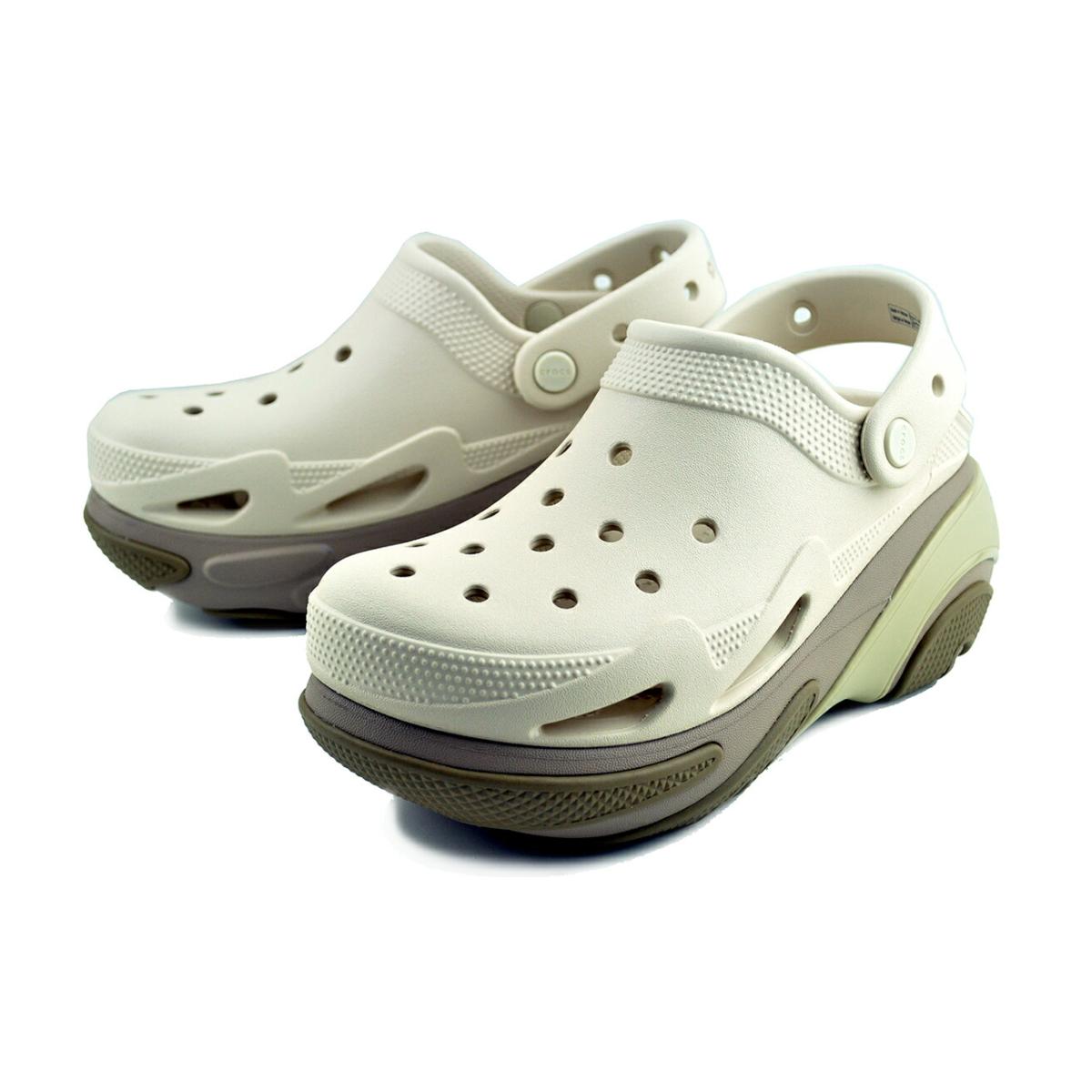 クロックス　厚底 crocs BUBBLE CRUSH CLOG TAUPE 210061-214 クロックス バブル