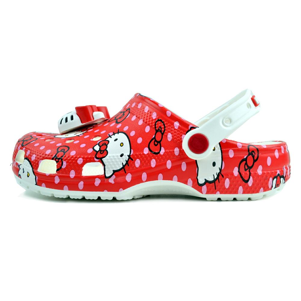 再出品　専用 crocs（クロックス） crocs HELLO KITTY RED CLASSIC CLOG MULTI