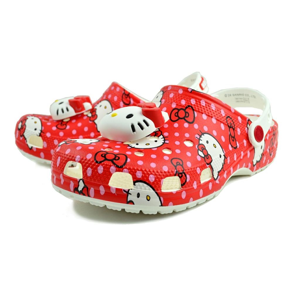 crocs（クロックス） crocs HELLO KITTY RED CLASSIC CLOG MULTI