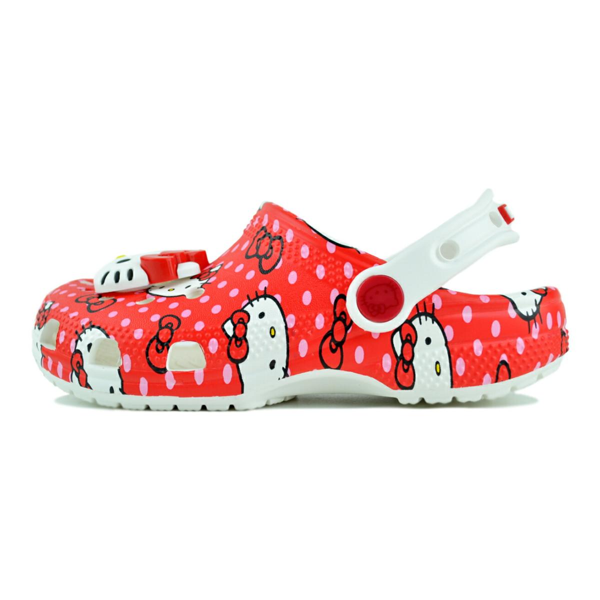 crocs（クロックス） crocs HELLO KITTY RED CLASSIC CLOG K MULTI