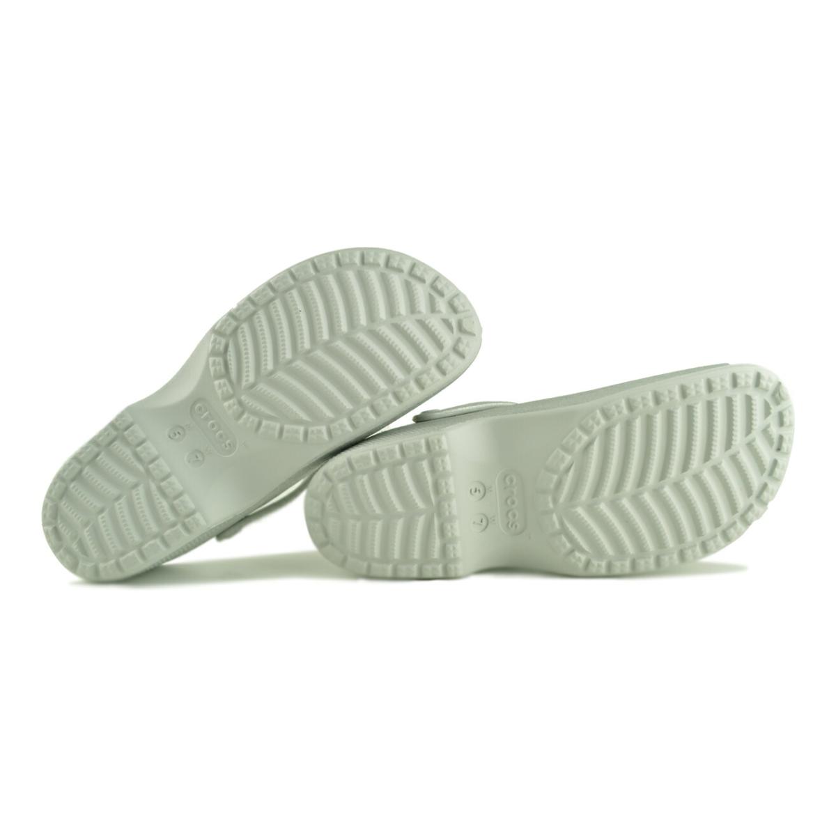 crocs（クロックス） crocs CLASSIC MARY JANE GLITTER CLOG SILVER