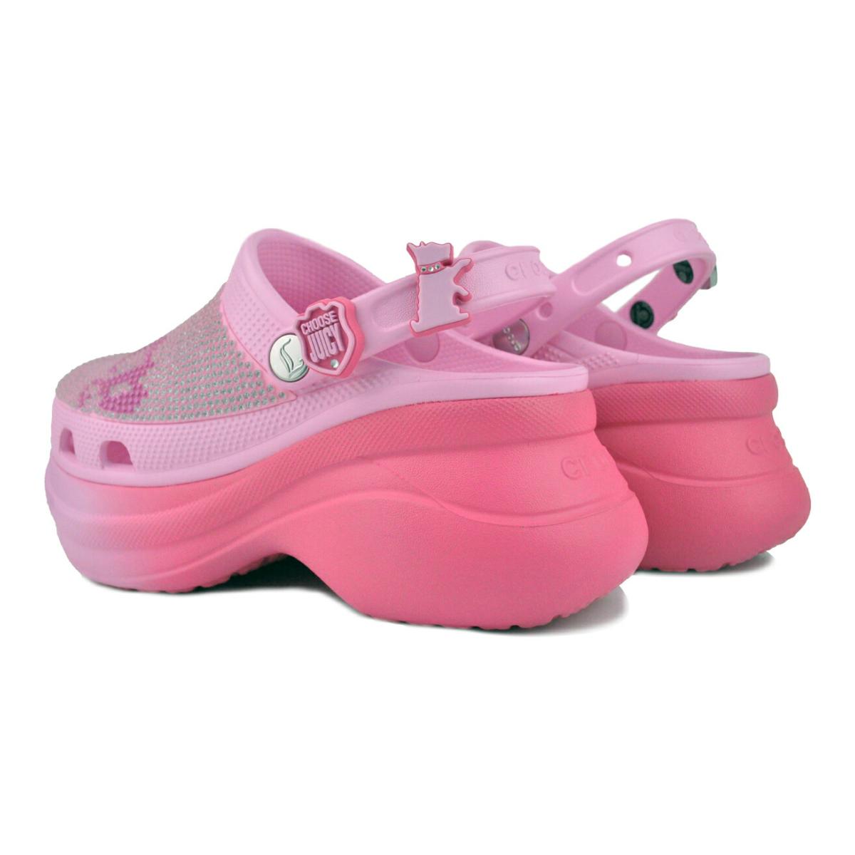 新品・未使用】Juicy Couture ピンク クロッグサンダルcrocs