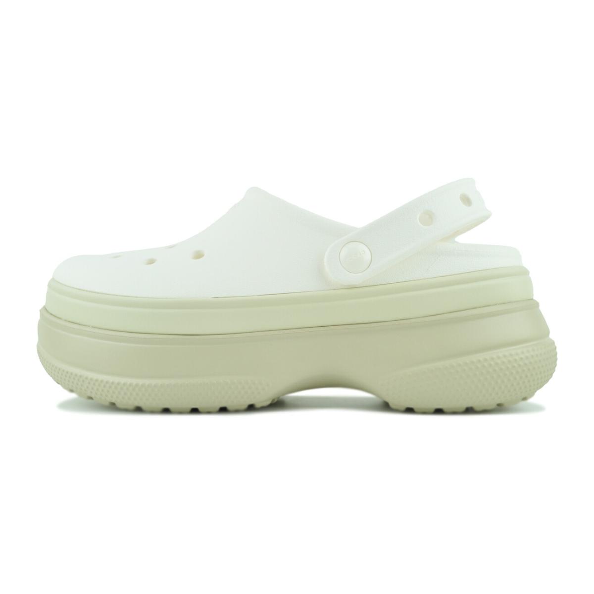 crocs（クロックス） crocs CLASSIC STACKED CLOG CHALK 211355-0wv