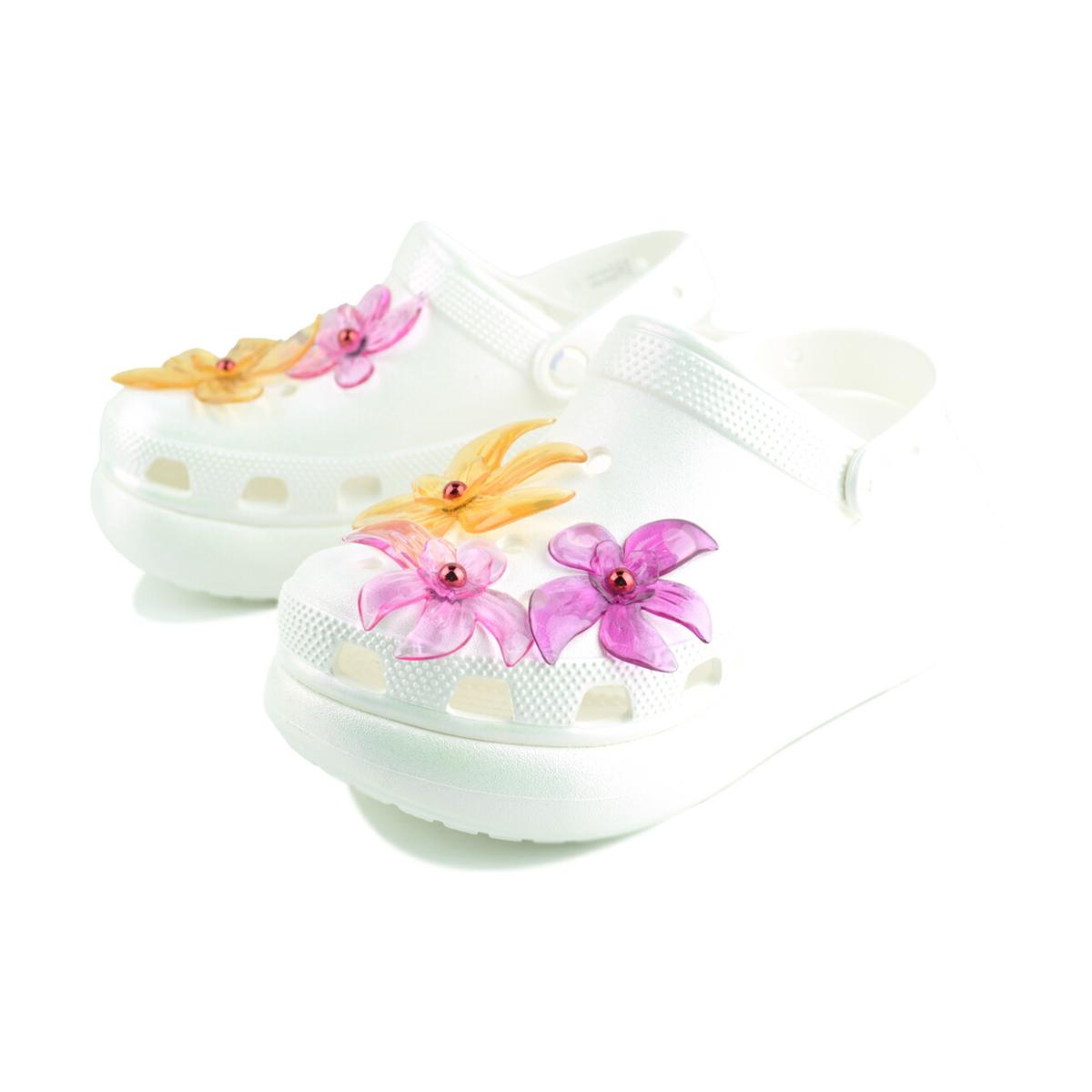 crocs（クロックス） crocs CRUSH PEARLIZED FLORALS CLOG 211629-100