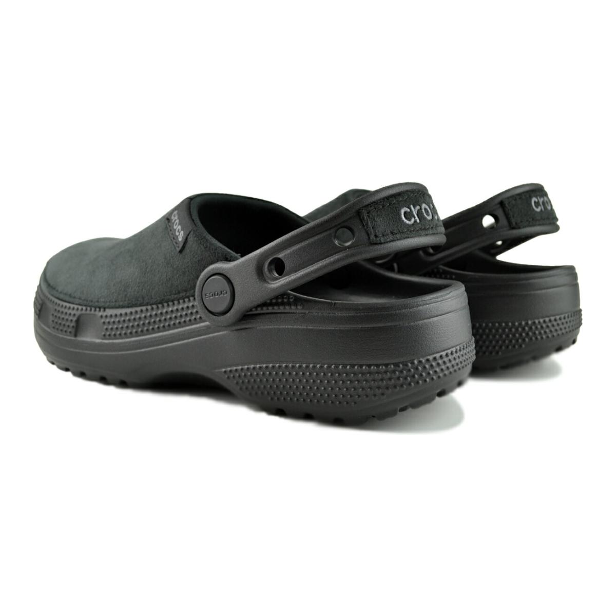 crocs（クロックス） crocs CLASSIC CRAFTED VELVET CLOG BLACK
