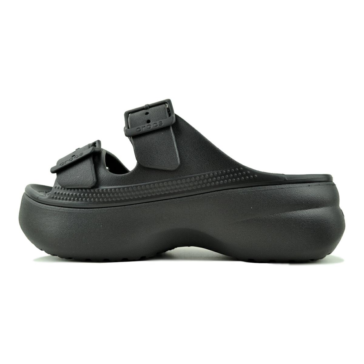 crocs（クロックス） crocs SATURDAY PLATFORM SANDAL W BLACK 212880