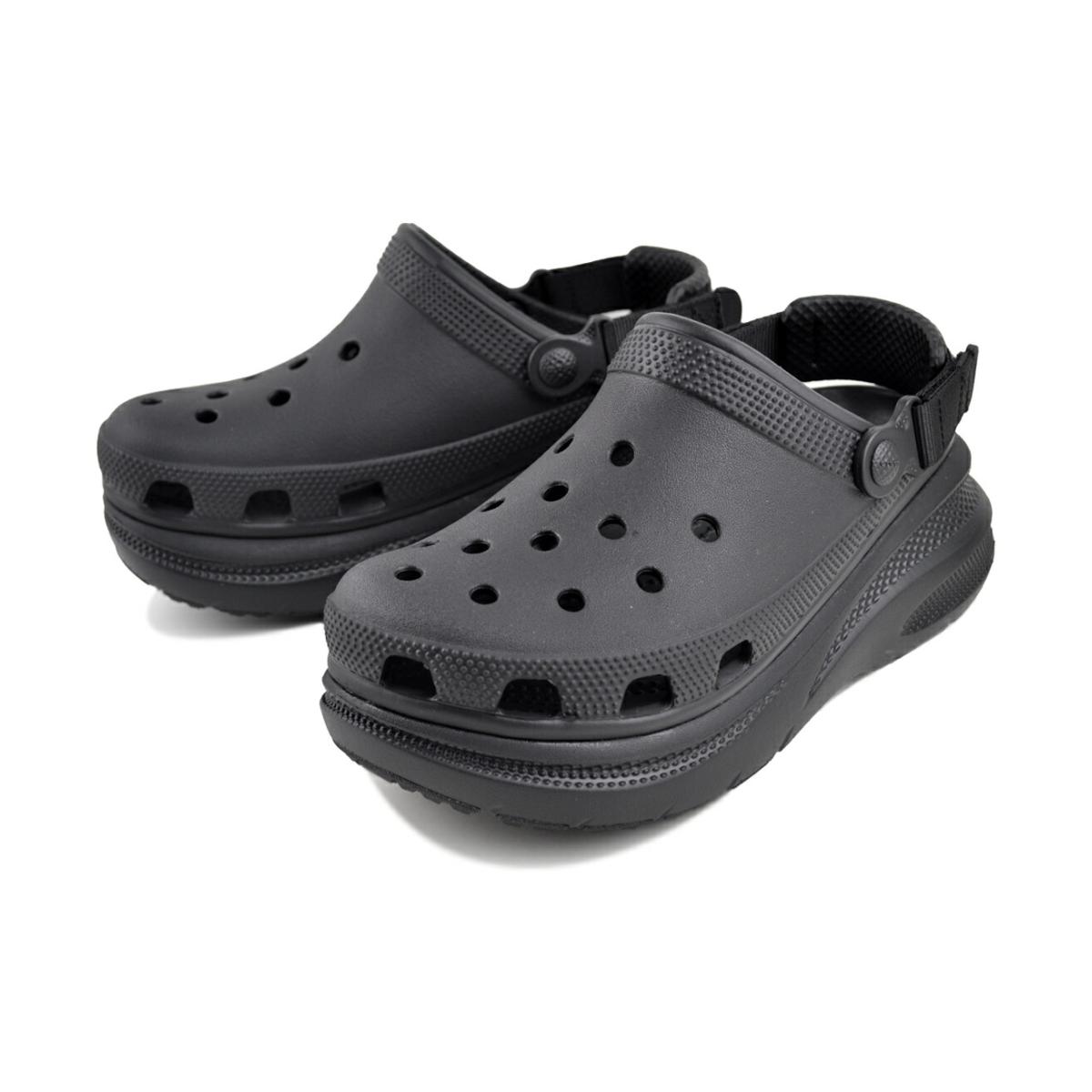 crocs（クロックス） crocs NEW CRUSH CLOG BLACK 213448-001 ニュー