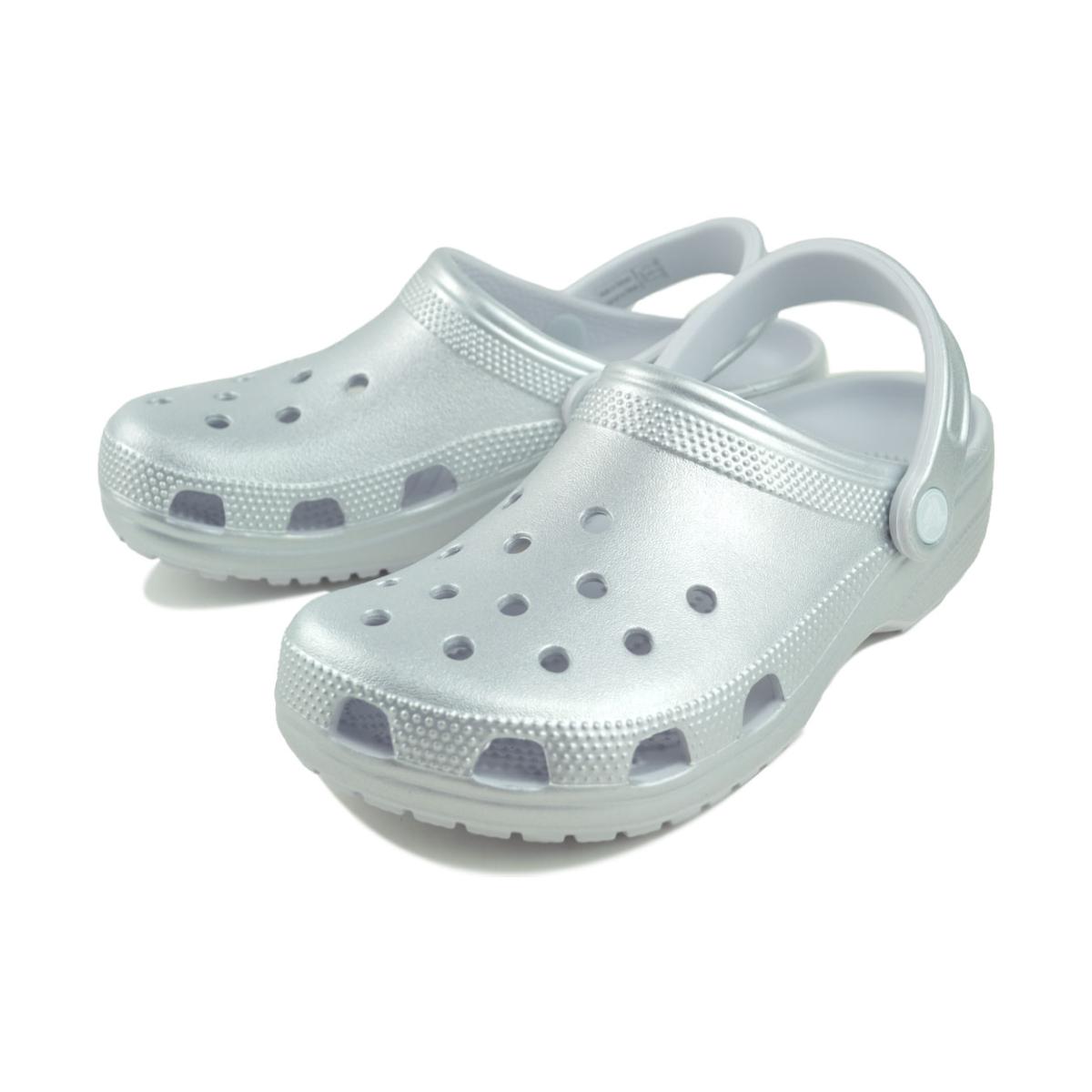 crocs（クロックス） crocs CLASSIC TINTED METALLIC CLOG SKY ICE
