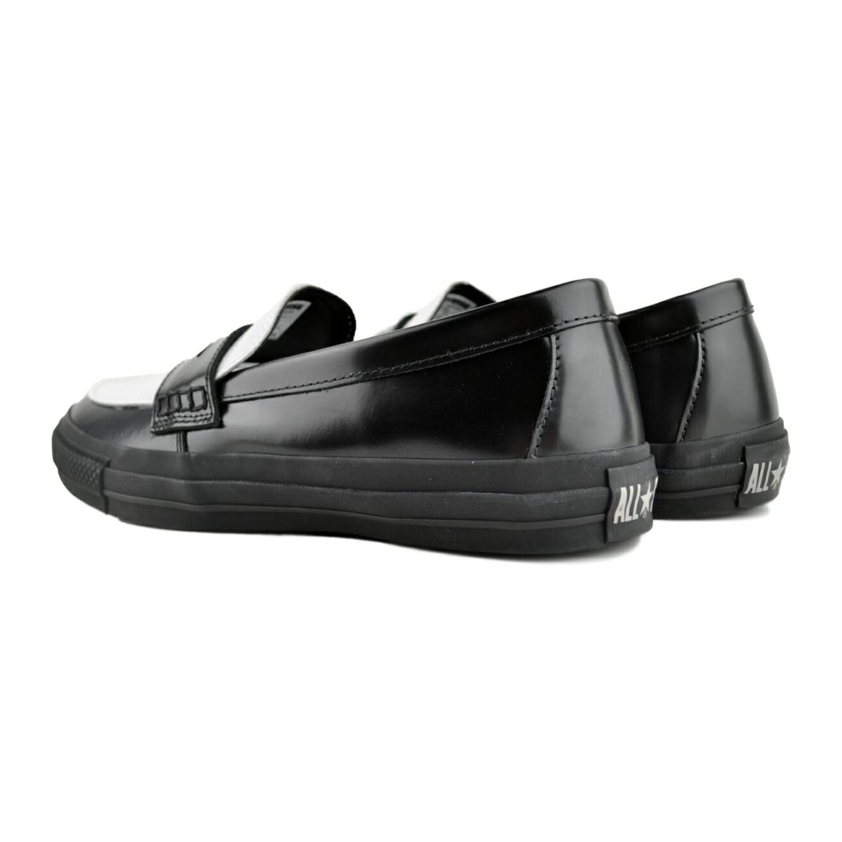 コンバースオールスターコインローファー黒白 CONVERSE ALL STAR COINLOAFER BLACK/WHITE 31315090 コンバース