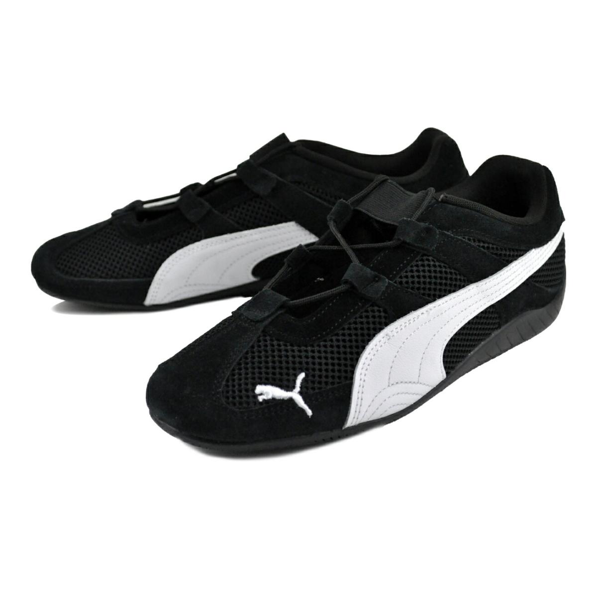Puma スピードキャット　ブラック ホワイト スニーカー Puma Speedcat Leather 