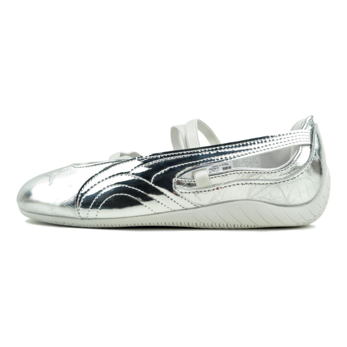 s*中様 PUMA プーマ　スピードキャット　バレエ　メタリック　新品　SPEE PUMA（プーマ） PUMA SPEEDCAT BALLET LUSTRE WNS PUMA SILVER-FEATHER