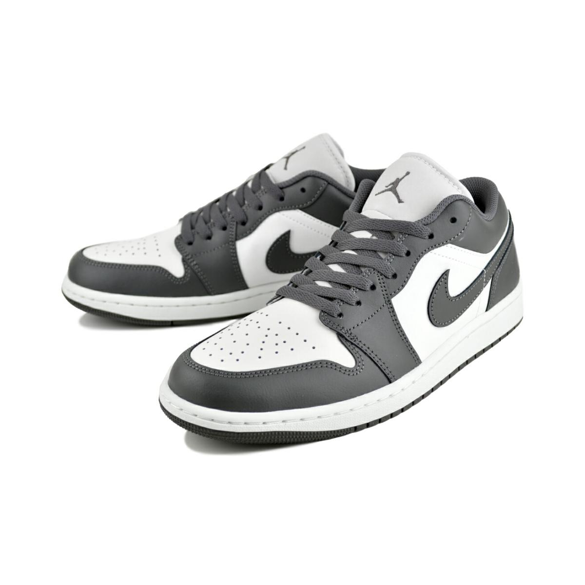 エア ジョーダン 1 NIKE AIR JORDAN LOW iron grey/summit wht 553558