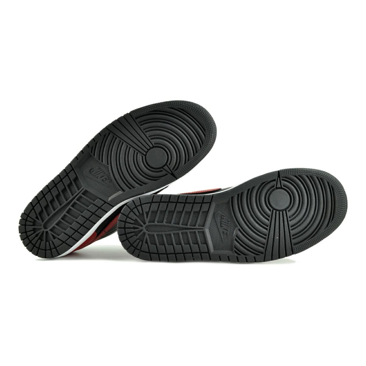 プロコレクションブラック×レッド NEW ERA ジョーダン　7 1/8 エア ジョーダン 1 NIKE AIR JORDAN LOW blk/varsity red-summit wht