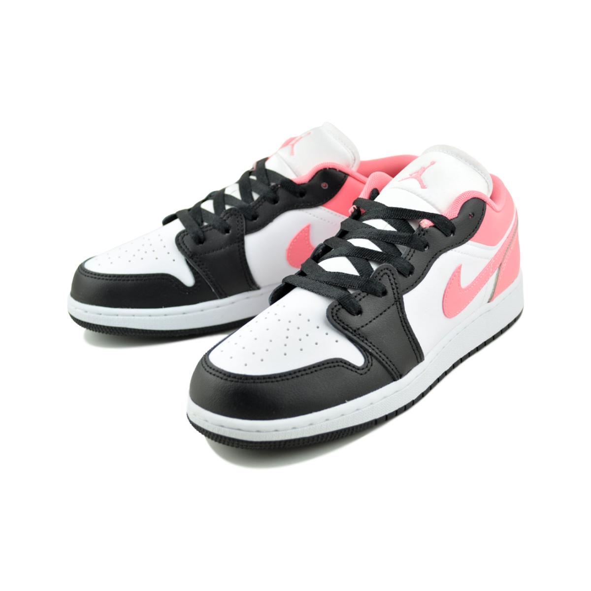 エア ジョーダン 1 NIKE AIR JORDAN LOW(GS) blk/pink gaze-wht 553560