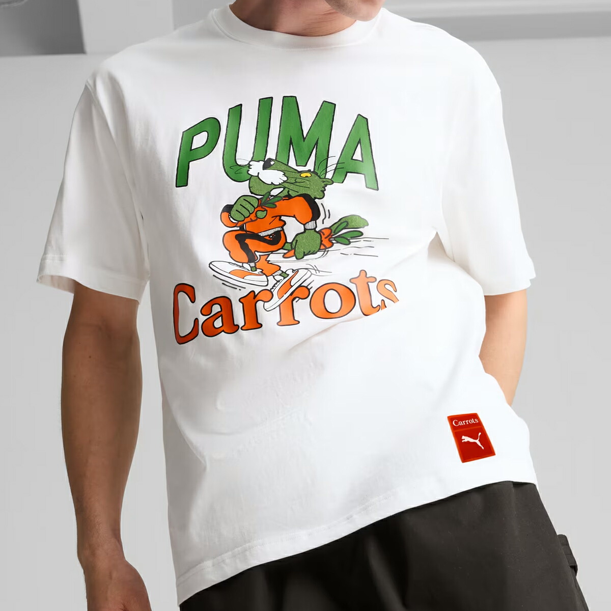 PUMA CARROTS GRAPHIC TEE WHITE 627443-02 プーマ x キャロッツ