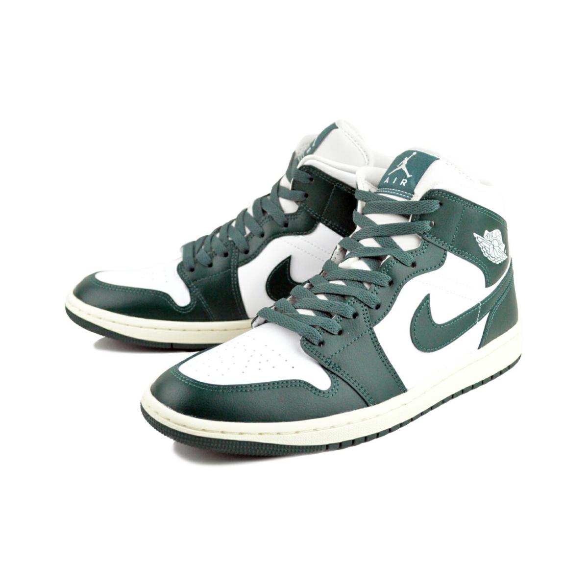 エア ジョーダン 1 NIKE WMNS AIR JORDAN MID wht/oxidized green-sail