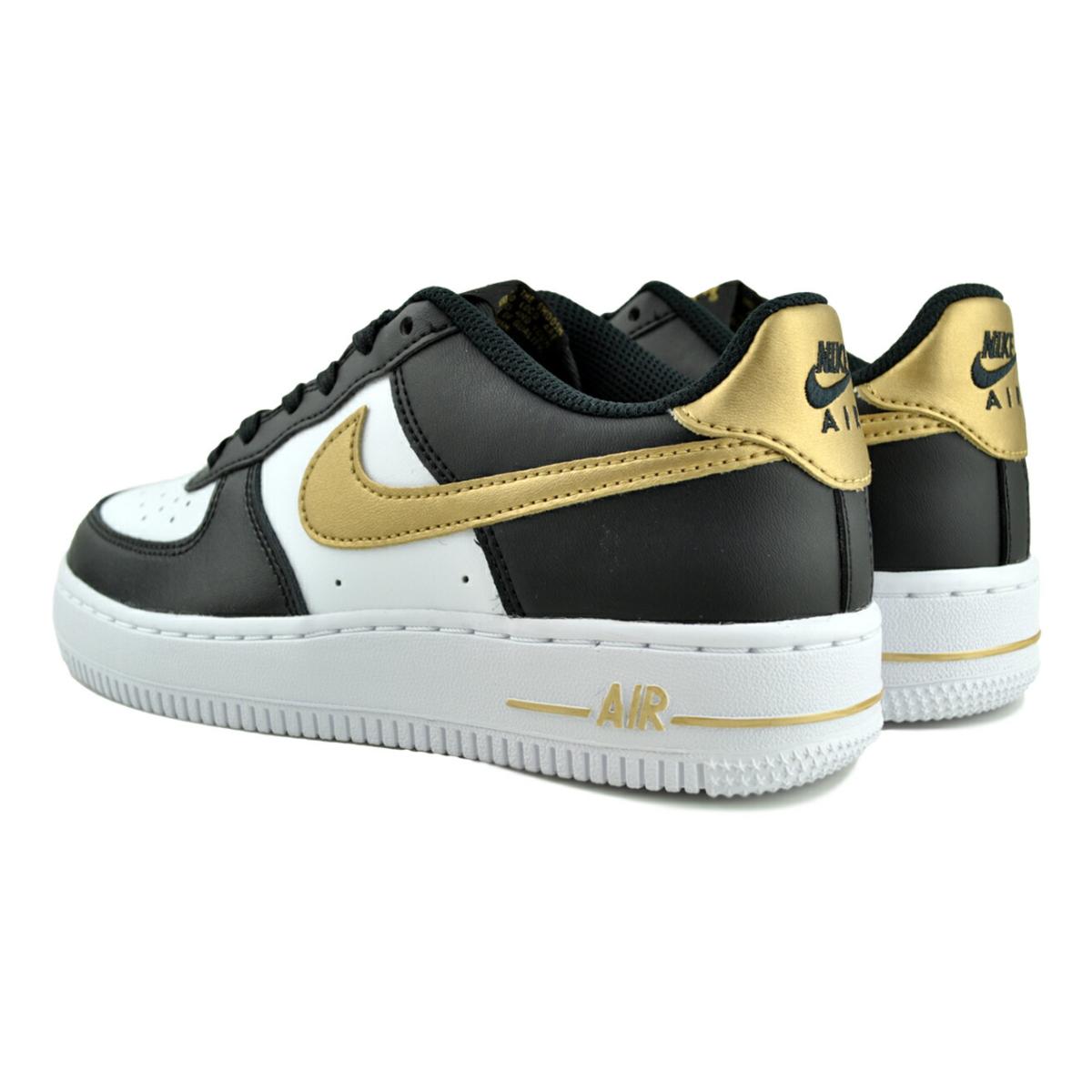 エア フォース 1 NIKE AIR FORCE 1(GS) blk/metallic gold-blk ct3839