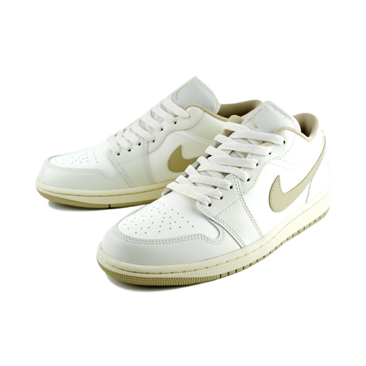 NIKE（ナイキ） NIKE WMNS AIR JORDAN 1 LOW sail/rattan-pale ivory