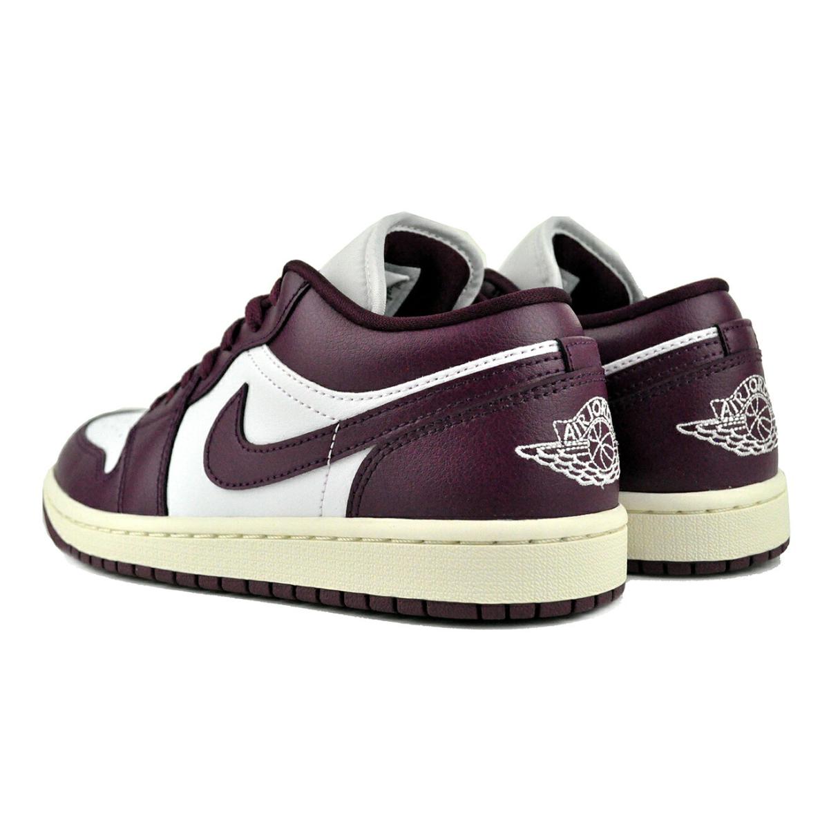 NIKE WMNS AIR JORDAN 1 LOW wht/bordeaux-sail dc0774-161