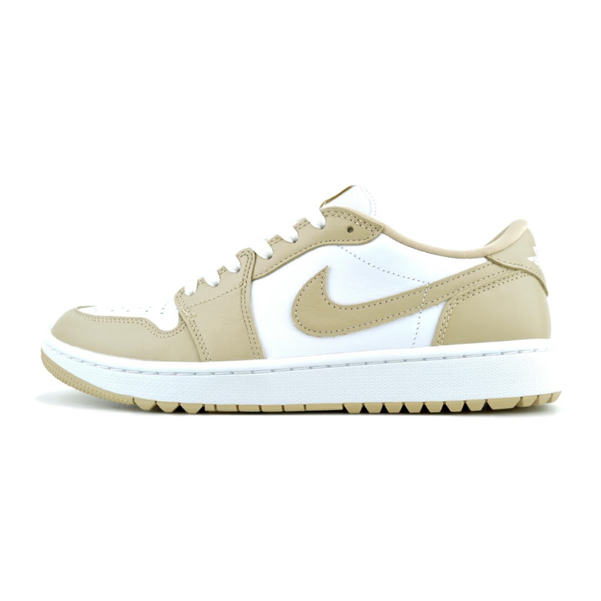 エア ジョーダン 1 NIKE AIR JORDAN LOW GOLF wht/linen-wht dd9315