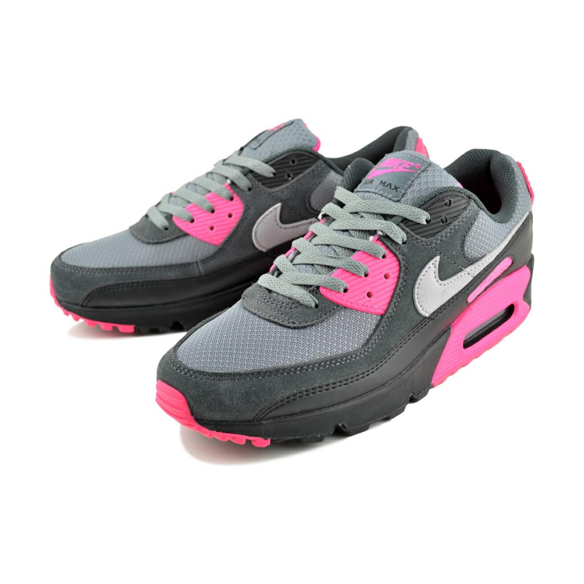 値下げ　Nike Air Max グレー/パープル/ピンク エア マックス 90 NIKE AIR MAX cool grey/wolf grey-hyper pink