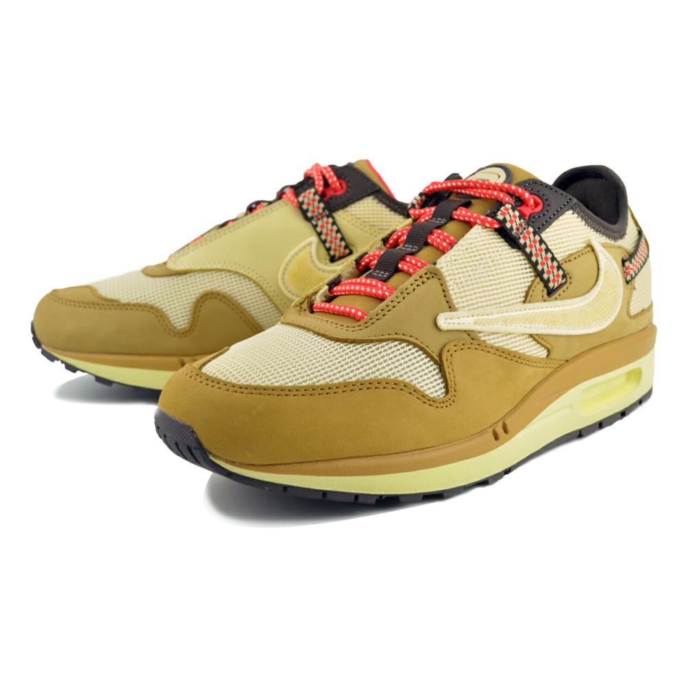 TravisScott NikeAirMax1 Cactusナイキトラヴィス NIKE AIR MAX 1 CACTUS JACK TRAVIS SCOTT wheat/lemon drop