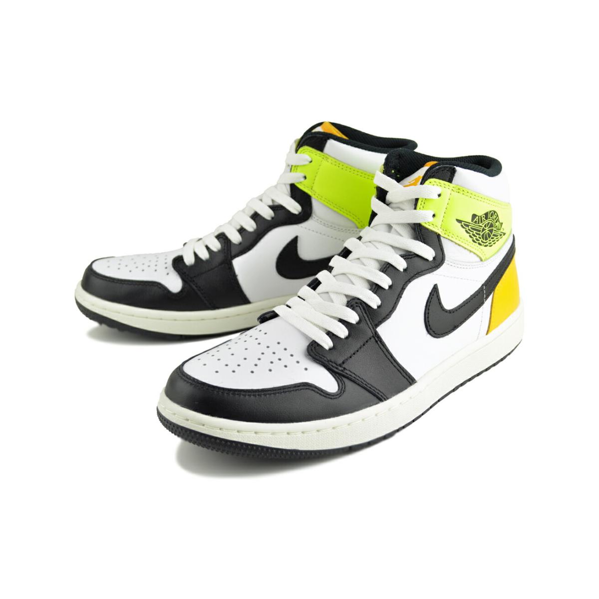 エア ジョーダン 1 NIKE AIR JORDAN HIGH GOLF wht/blk-university