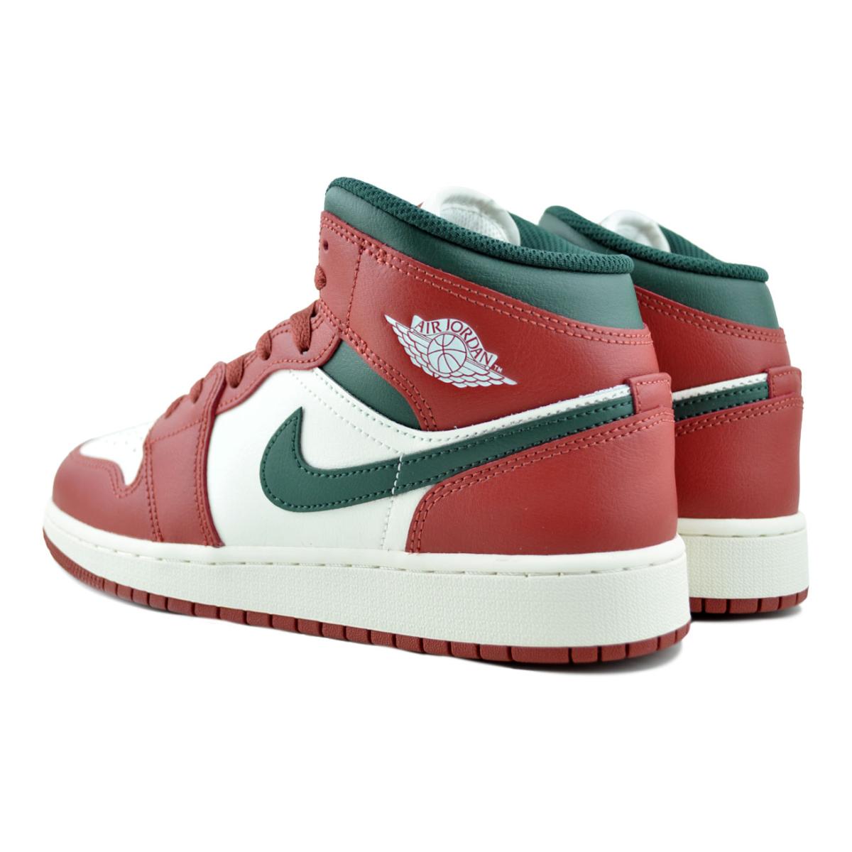 エア ジョーダン 1 NIKE AIR JORDAN MID(GS) sail/midnight green