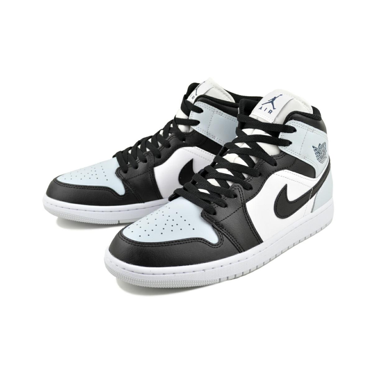 エア ジョーダン 1 NIKE AIR JORDAN MID blk/squadron blue-aura-wht