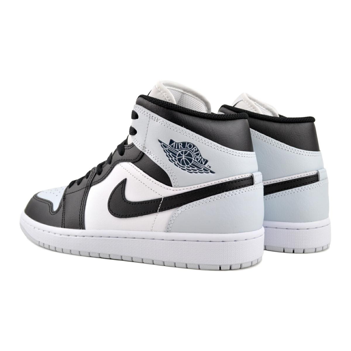 エア ジョーダン 1 NIKE AIR JORDAN MID blk/squadron blue-aura-wht 